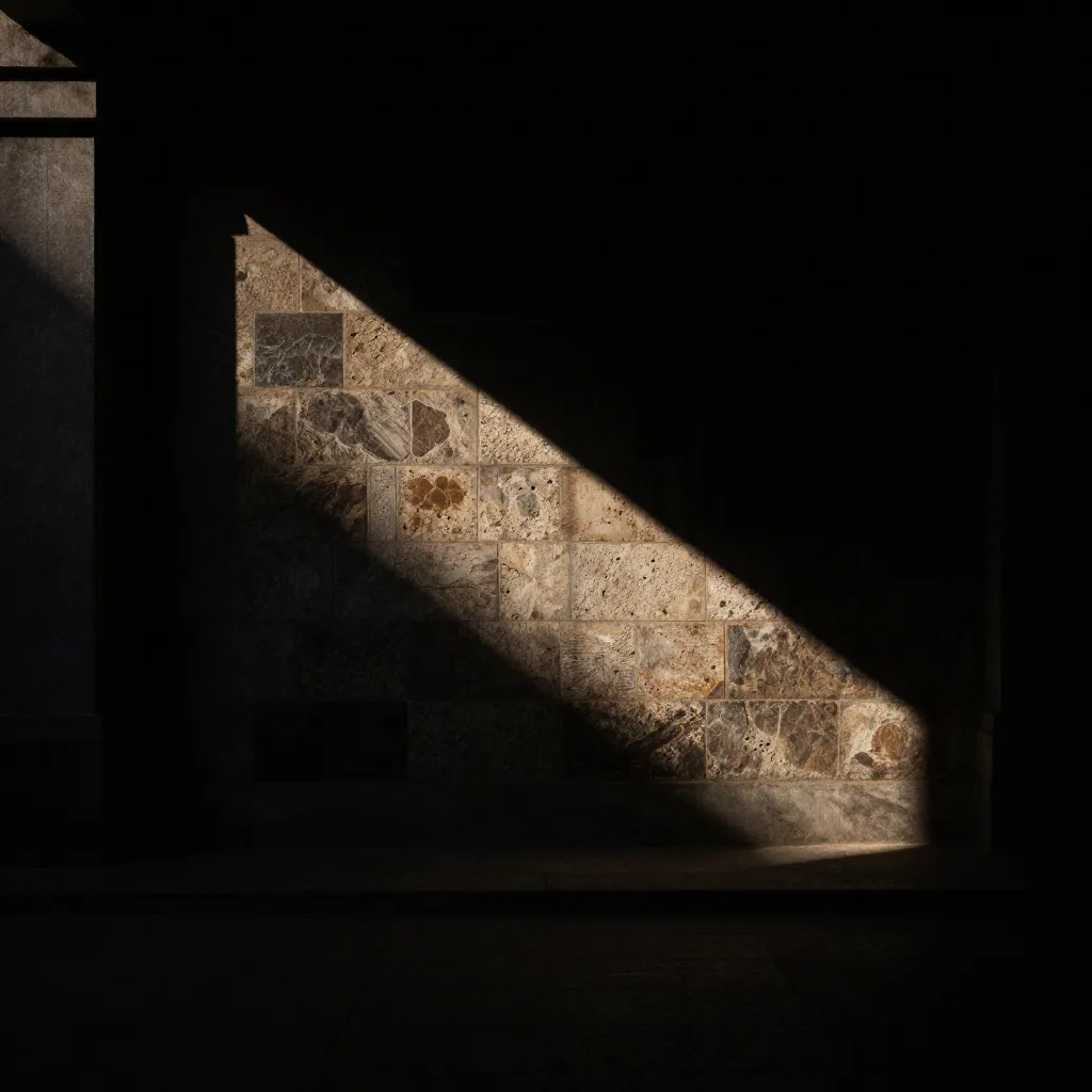 Dramatic high contrast lighting