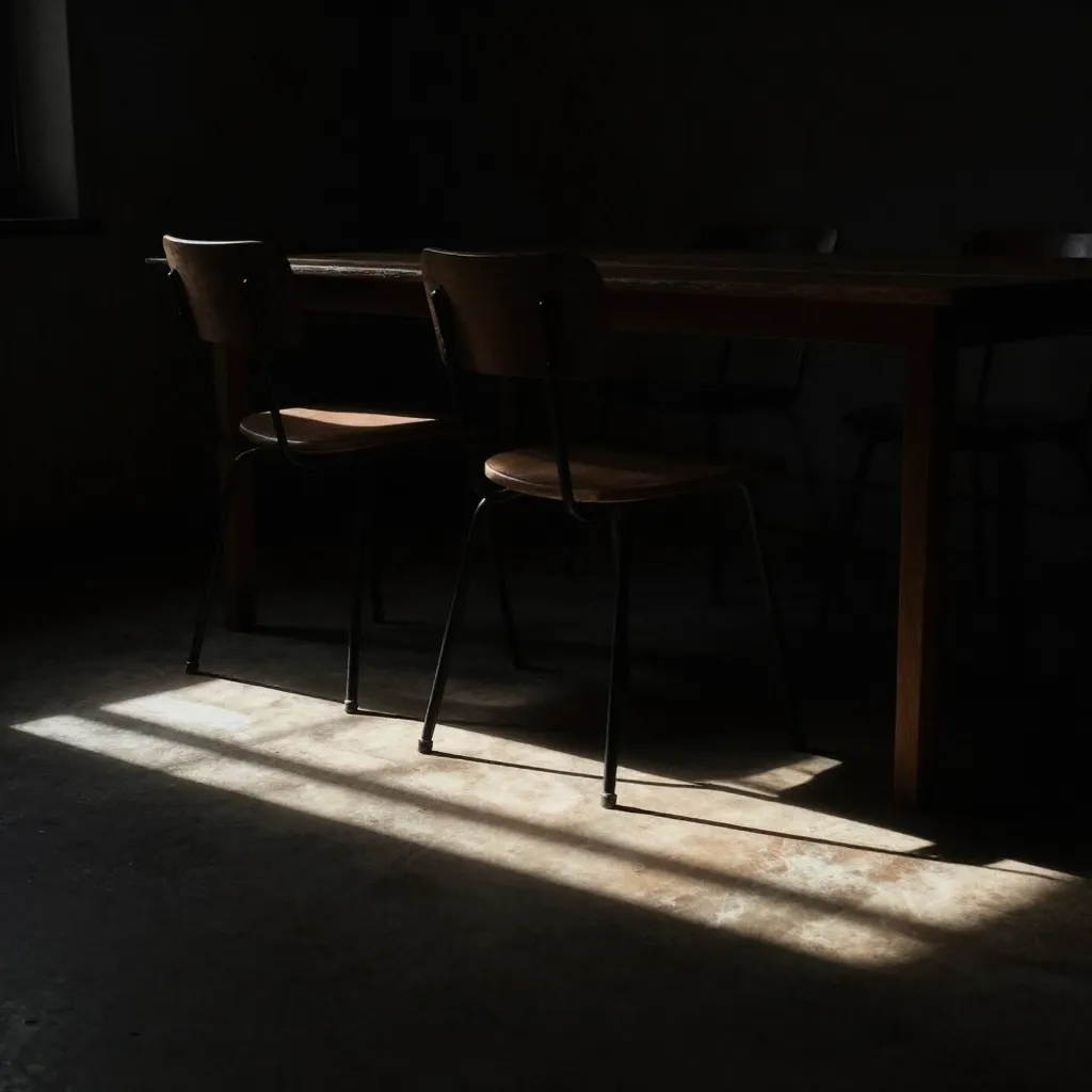 Dramatic lighting contrast